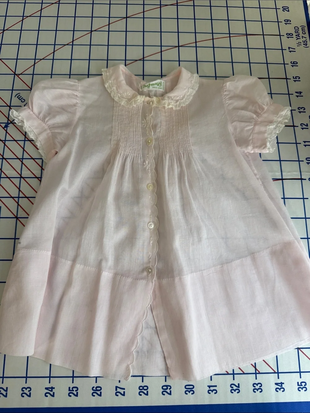 Vintage Fetterman Bros Hand Made Heirloom Dress & Slip Cutter Sewing Lot